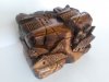 Carved Wooden Chest - small