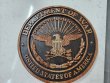 Hand carved Department of War Seal, black background
