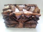 Carved Wooden Chest - medium